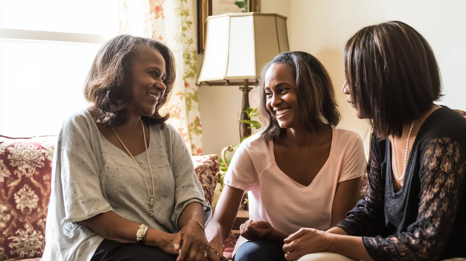 Caregiver helping an Auburn senior manage medications as part of in-home care services