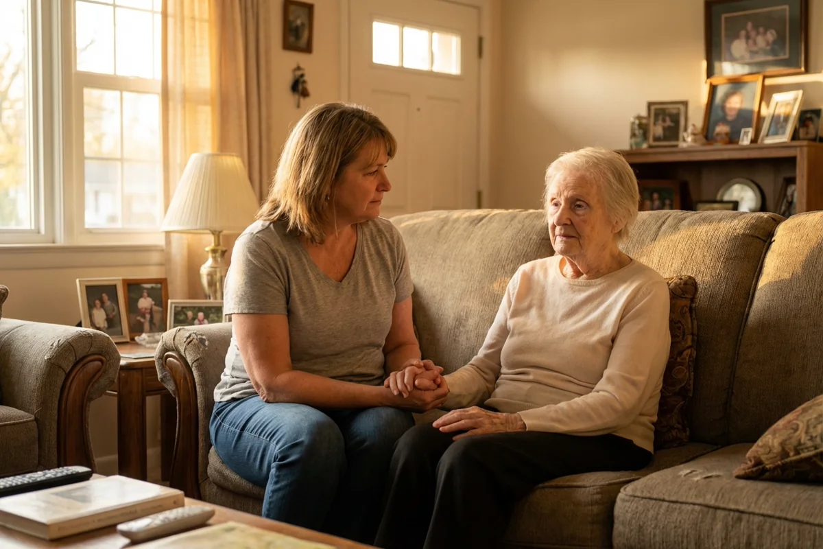 Visual representation of dementia progression stages