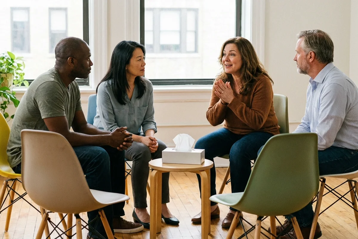 Support group for dementia caregivers